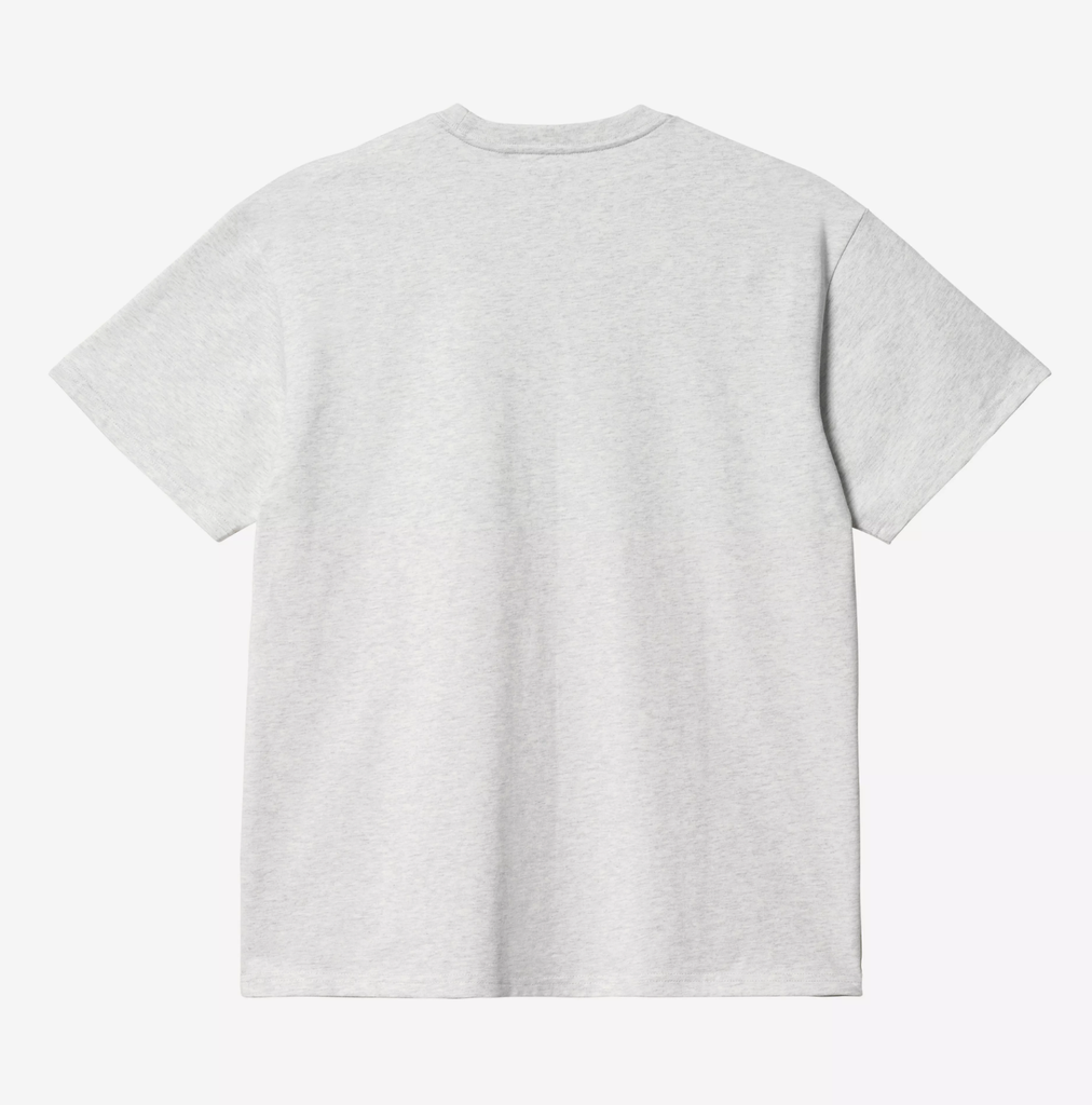 Camiseta Carhartt WIP Chase - Ash Heather/Gold