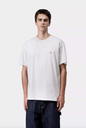 Camiseta Carhartt WIP Chase - Ash Heather/Gold