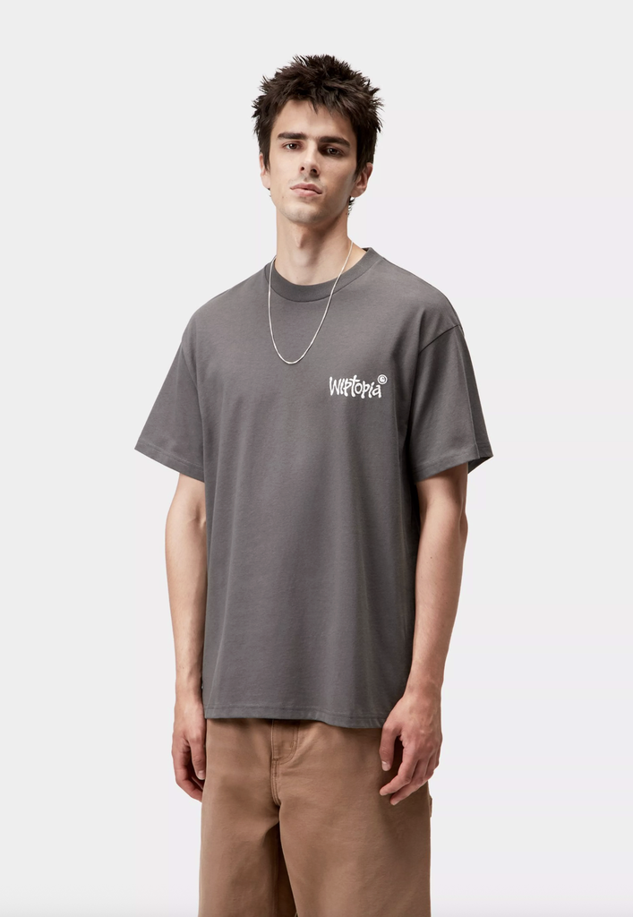 Camiseta Carhartt WIP Wiptopia Script - Porphyry/Wax