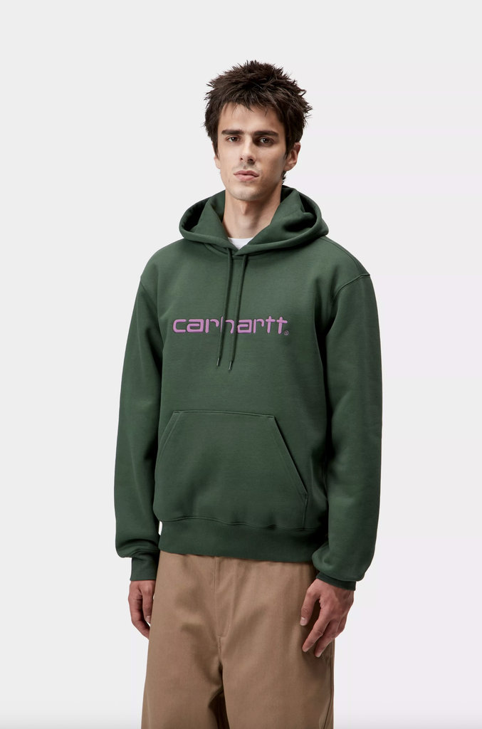 Sudadera Con Capucha Carhartt Wip Sweat - Sycamore Tree/Phlox