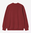 Sudadera Carhartt WIP Sweat - Scarlet/Graphite