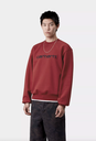 Sudadera Carhartt WIP Sweat - Scarlet/Graphite