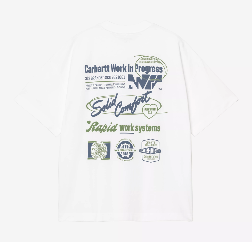 Camiseta Carhartt WIP Networks - White