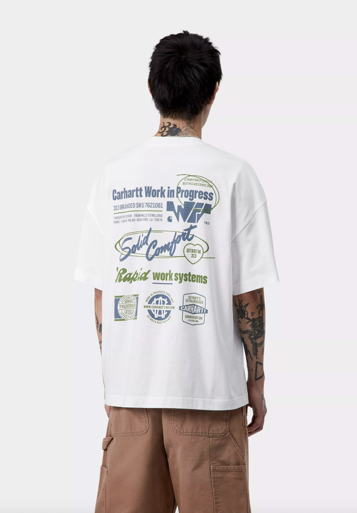Camiseta Carhartt WIP Networks - White