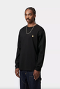 Camiseta Carhartt WIP L/S Chase - Black/Gold