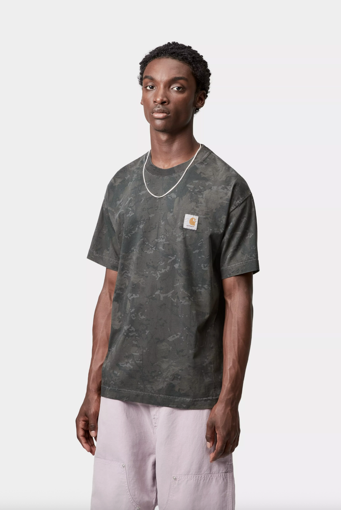 Camiseta Carhartt WIP Camo Combi - Camo Combi/Green / Graphite (Garment dyed)
