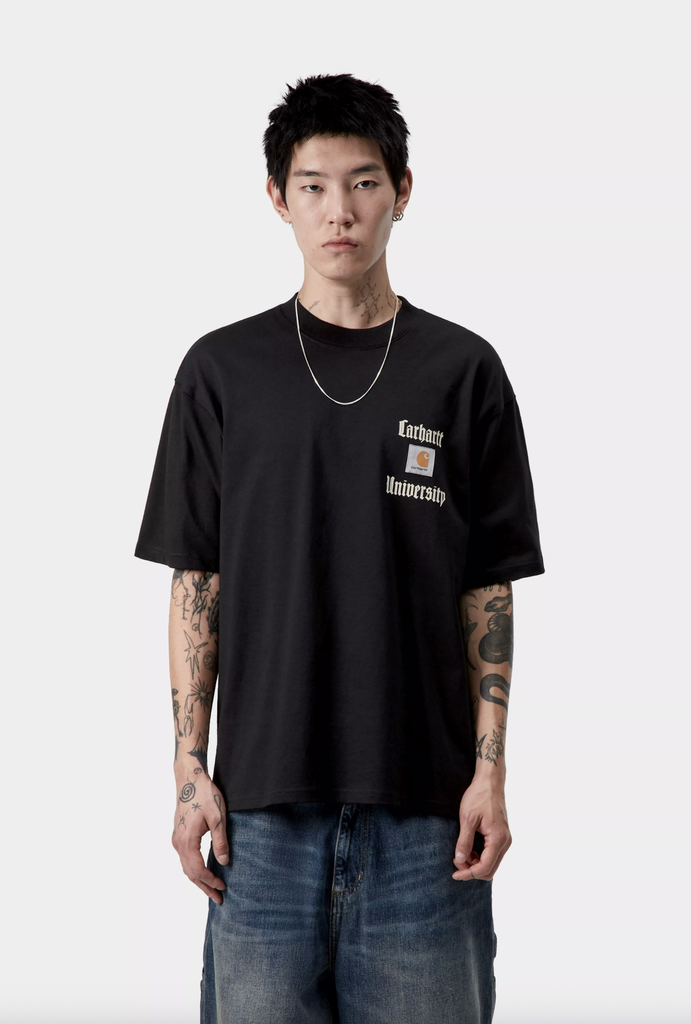 Camiseta Carhartt WIP S/S Schooling Heart - Black