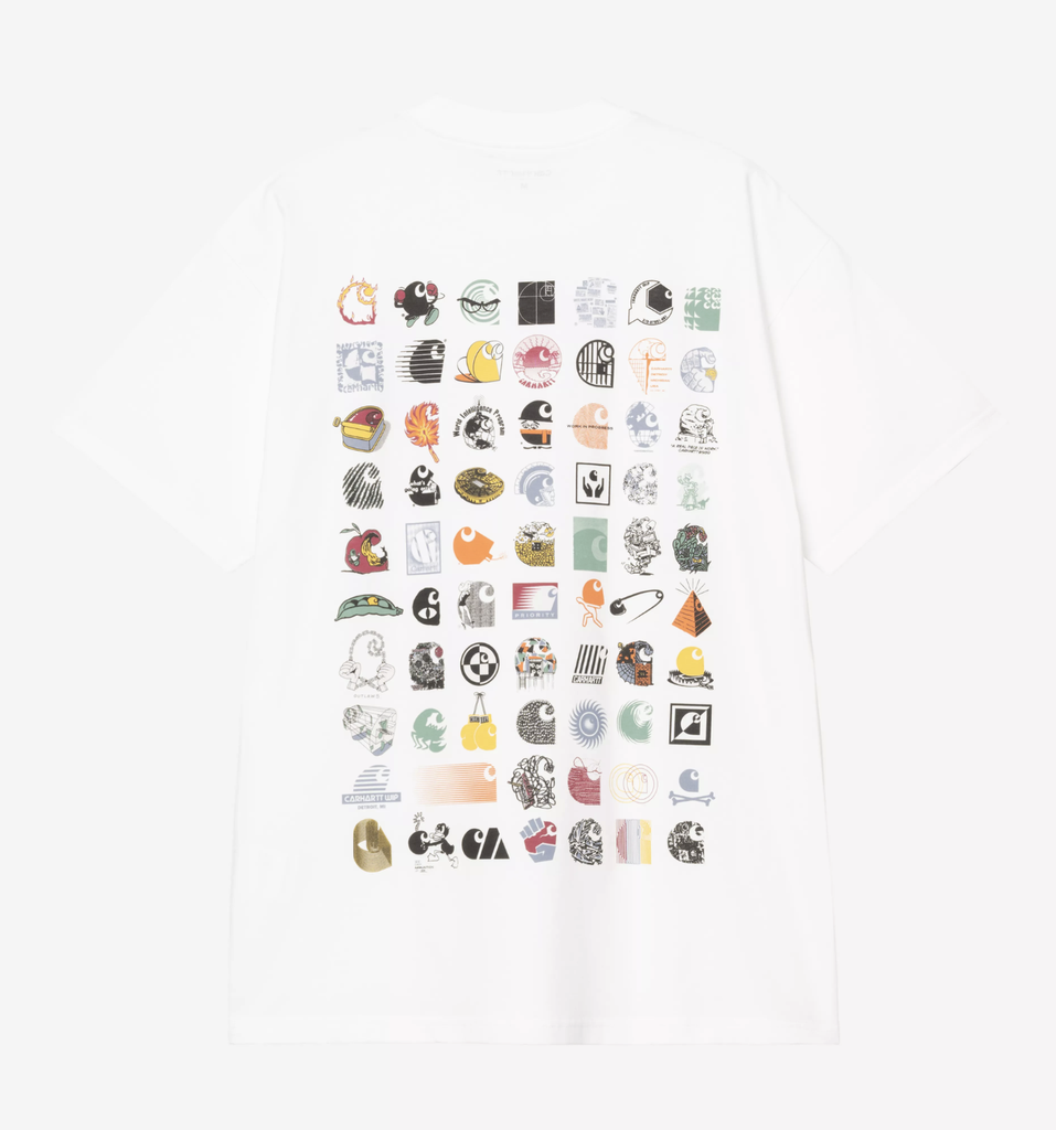 Camiseta Carhartt WIP C Logo Archive - White