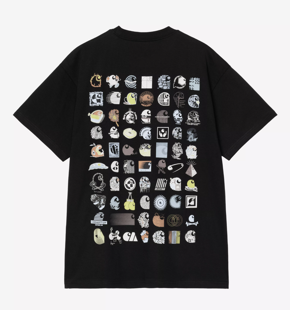 Camiseta Carhartt WIP C Logo Archive - Black
