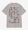 Camiseta Carhartt WIP C Logo Archive - Grey Heather