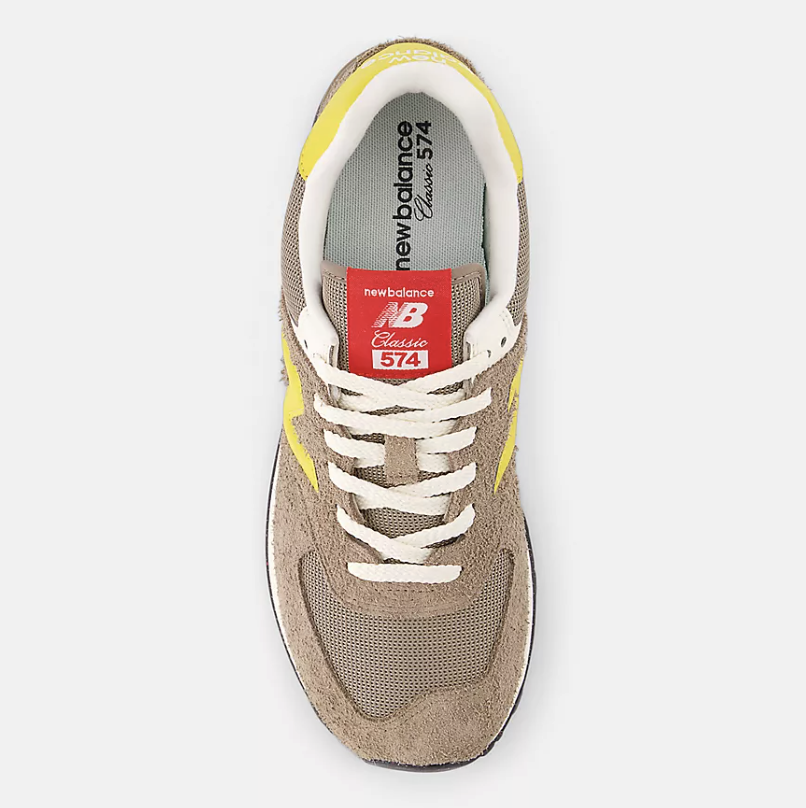 Zapatillas New Balance 574BYW - Mushroom con Ginger Lemon
