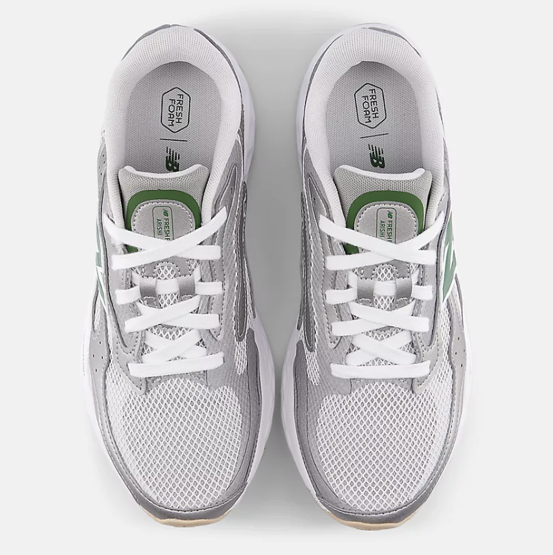 Zapatillas New Balance Arishi v4 Tiralux ARISTA4 - Raincloud con Silver Metallic y Dark Alpine Green