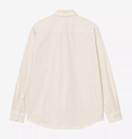 Camisa Carhartt WIP L/S Bolton - Salt (Garment Dyed)