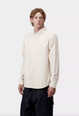 Camisa Carhartt WIP L/S Bolton - Salt (Garment Dyed)