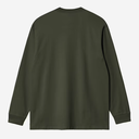 Camiseta Carhartt WIP L/S Chase - Olive/Gold
