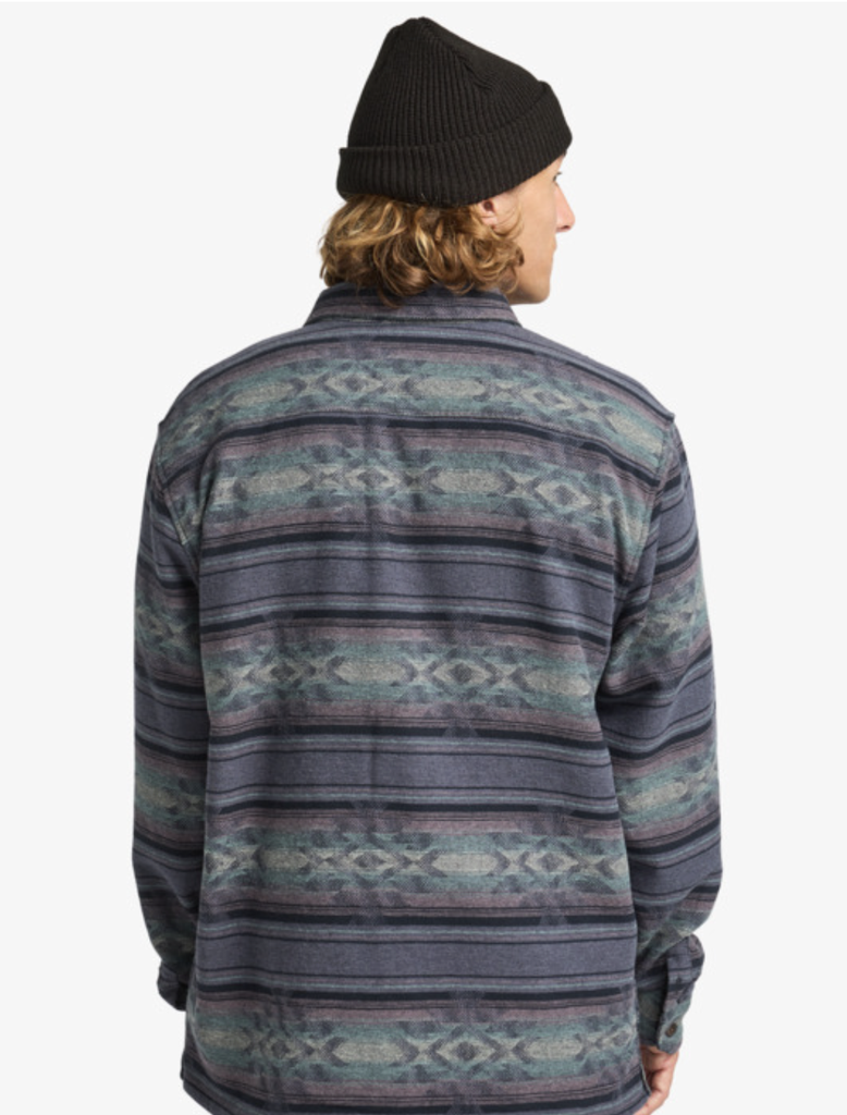 Camisa de Franela Billabong Offshore Jacquard - Ombre Blue