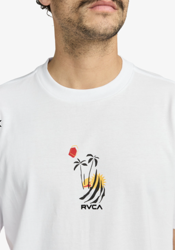 Camiseta Rvca Cutship - White