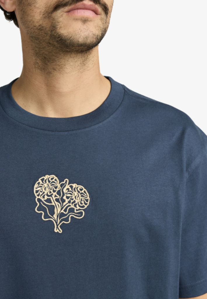 Camiseta Rvca Flower Balance - Moody Blue
