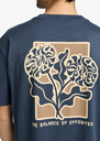 Camiseta Rvca Flower Balance - Moody Blue