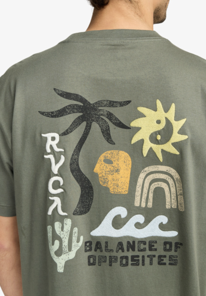 Camiseta Rvca Deep Think - Sage Leaf