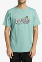 Camiseta Rvca Butterfly Fx - Bottle Green
