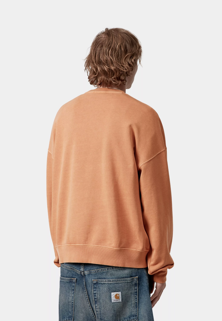 Sudadera Carhartt WIP Benton - Redheaven (Garment dyed)