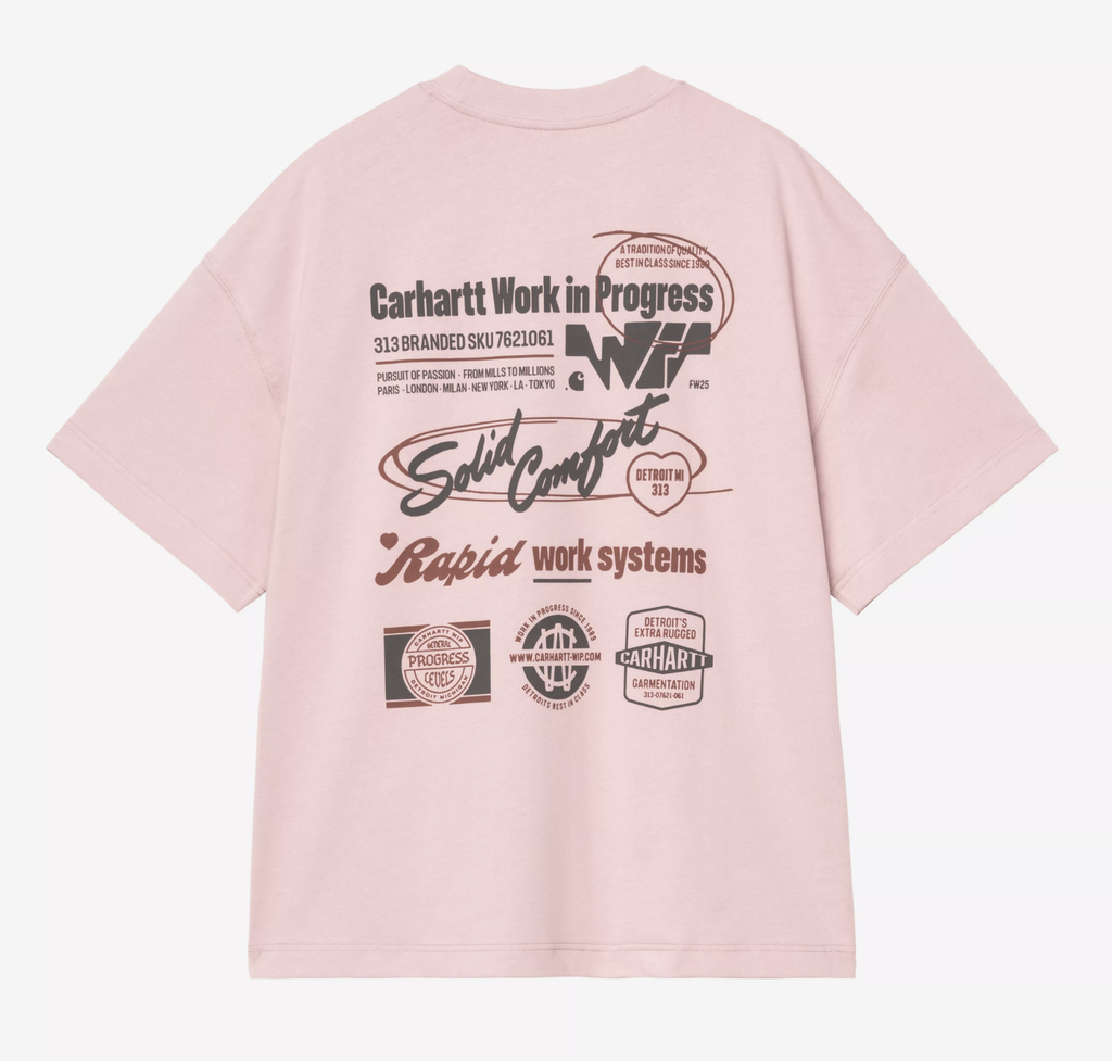 Camiseta Carhartt WIP Networks - Glassy Pink