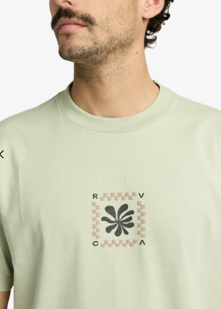 Camiseta Rvca Mosaic Fragments - Light Olive