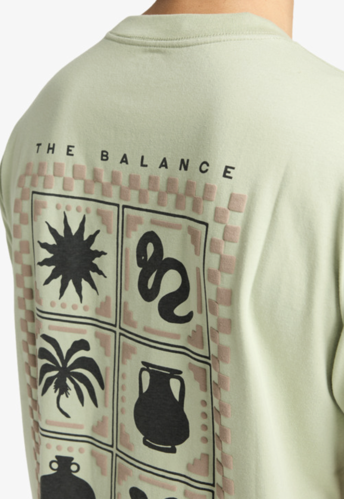 Camiseta Rvca Mosaic Fragments - Light Olive