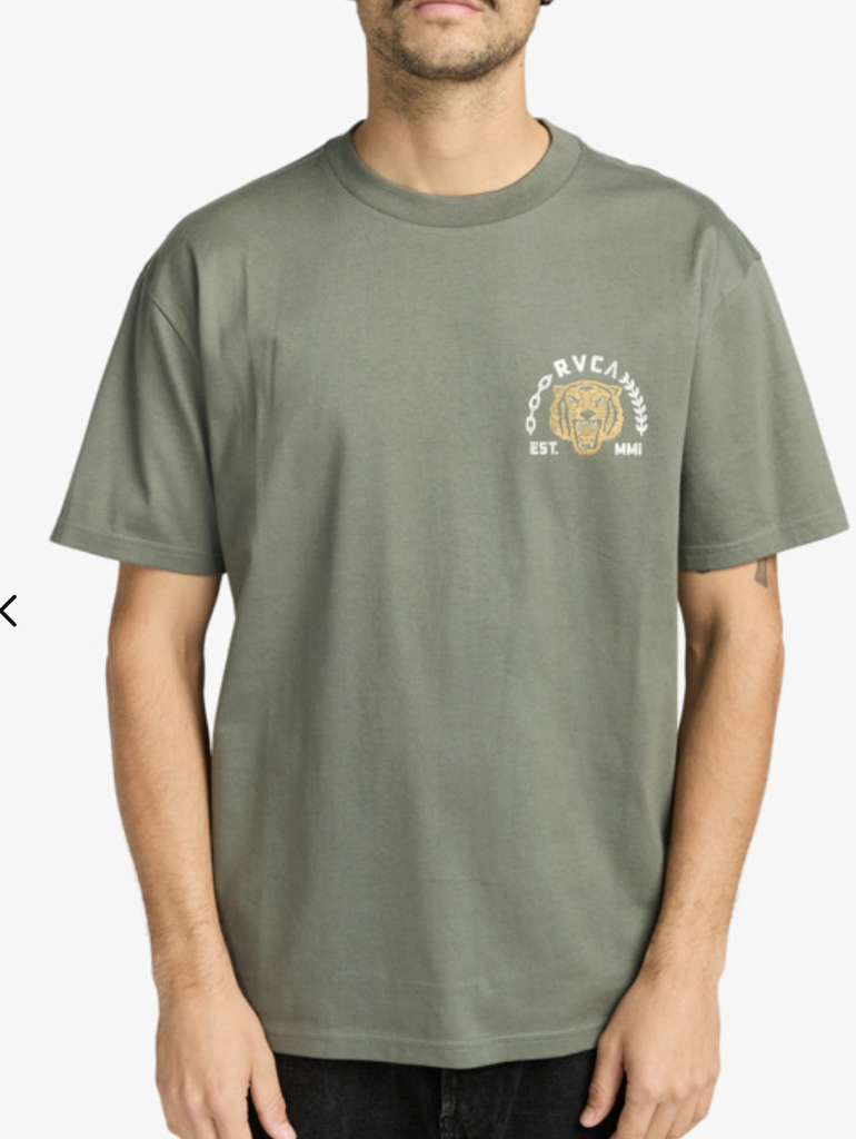 Camiseta Rvca Squadron - Sage Leaf