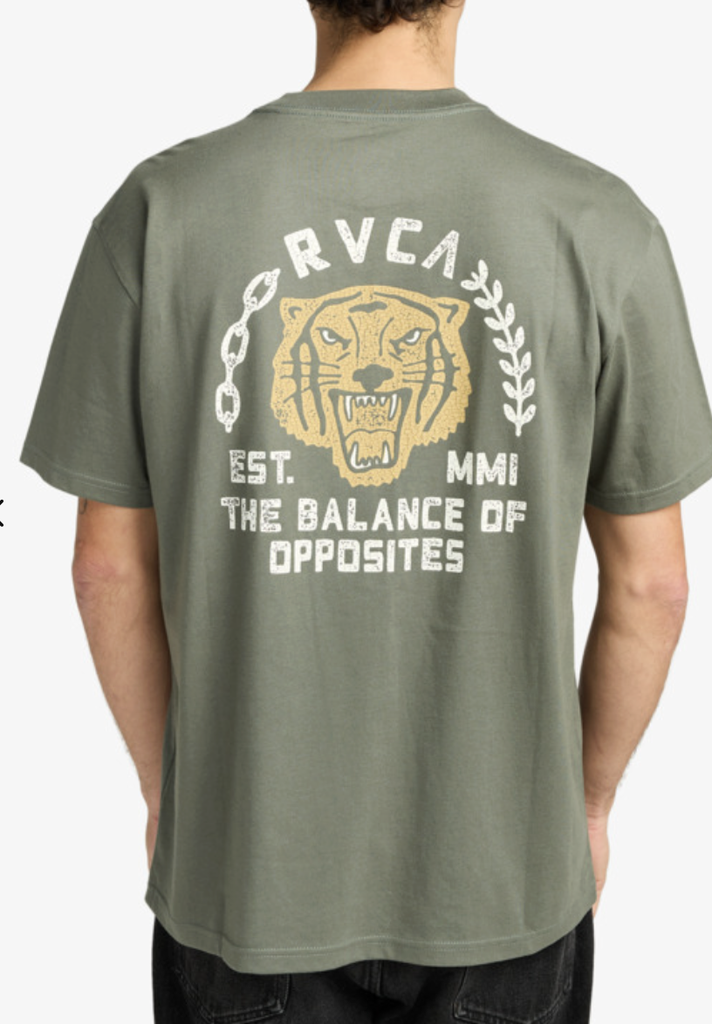 Camiseta Rvca Squadron - Sage Leaf
