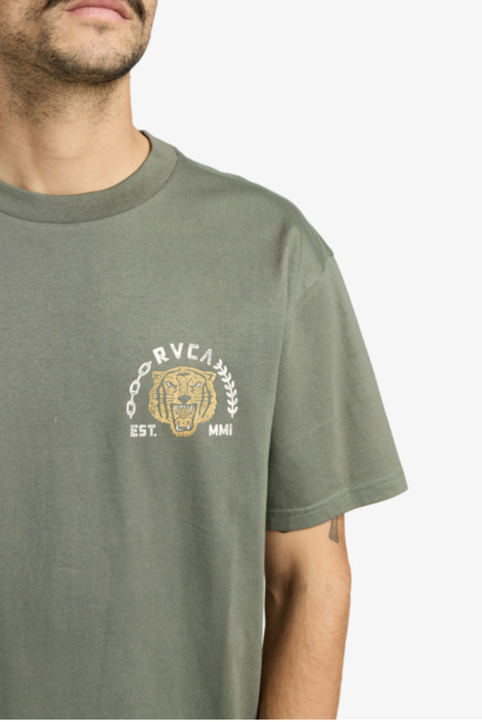 Camiseta Rvca Squadron - Sage Leaf