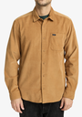 Camisa De Pana Rvca Freeman Cord II - Camel