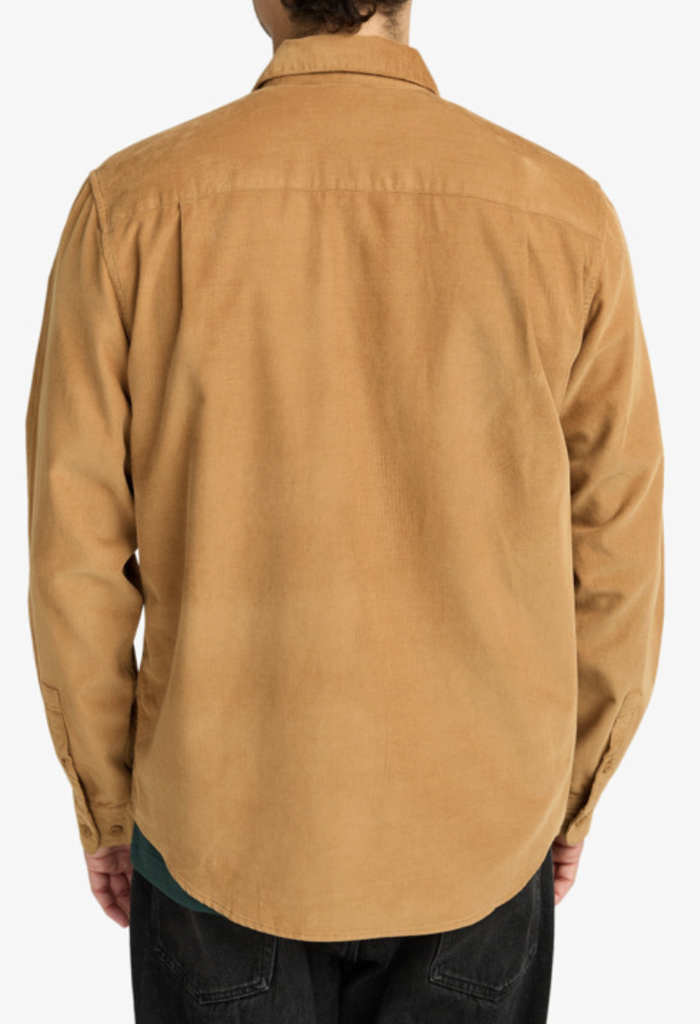 Camisa De Pana Rvca Freeman Cord II - Camel