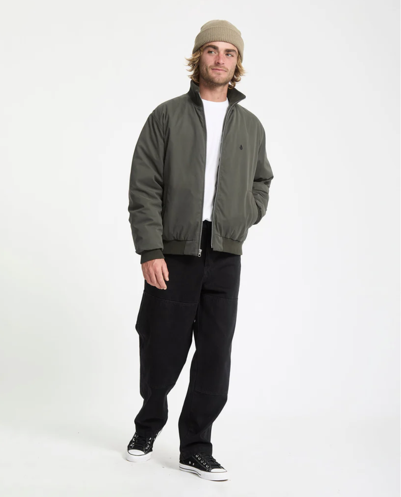 Chaqueta Volcom Damerman Bomber - Rinsed Black