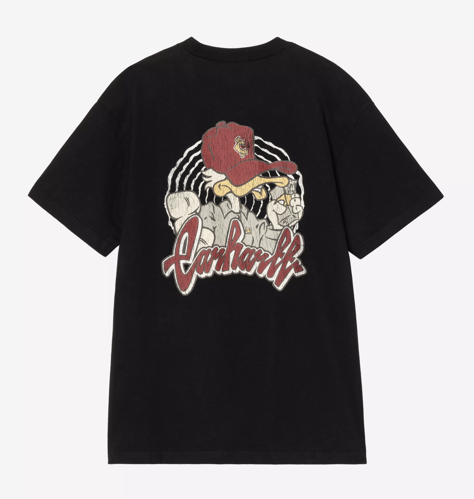 Camiseta Carhartt WIP Chedda - Black (Heavy stone wash)