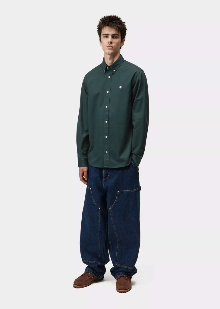Camisa Carhartt WIP Madison - Dark Fir/Wax