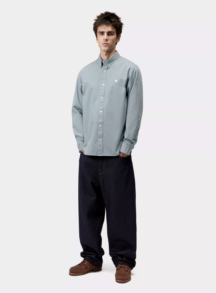 Camisa Carhartt WIP Madison - Citadel/Wax