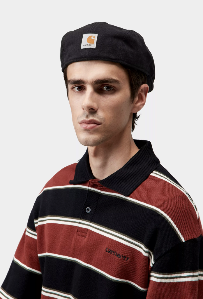 Boina Carhartt WIP Webster - Black (Stone washed)