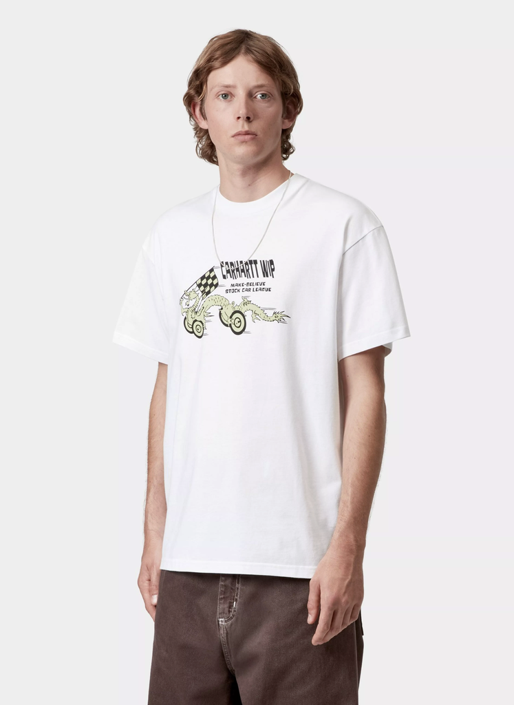 Camiseta Carhartt WIP Make Believe - White