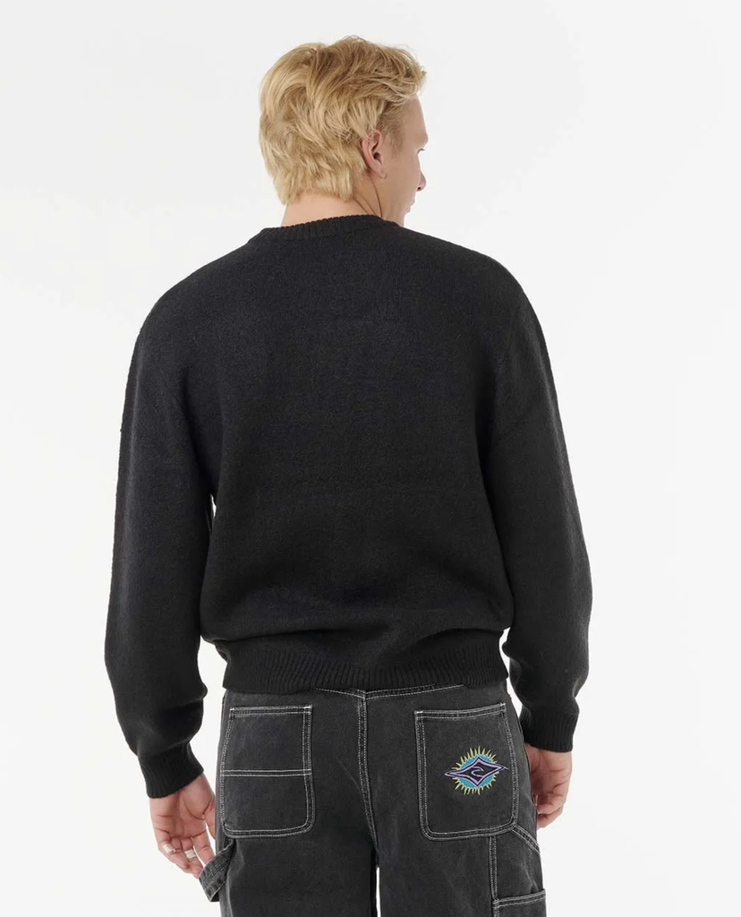 Sudadera Rip Curl Medina Script Crew Black