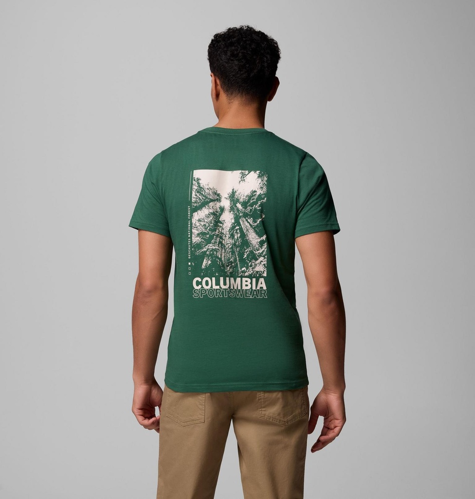 Camiseta Columbia Rapid Ridge II - Rain Forest/Amazing Heights
