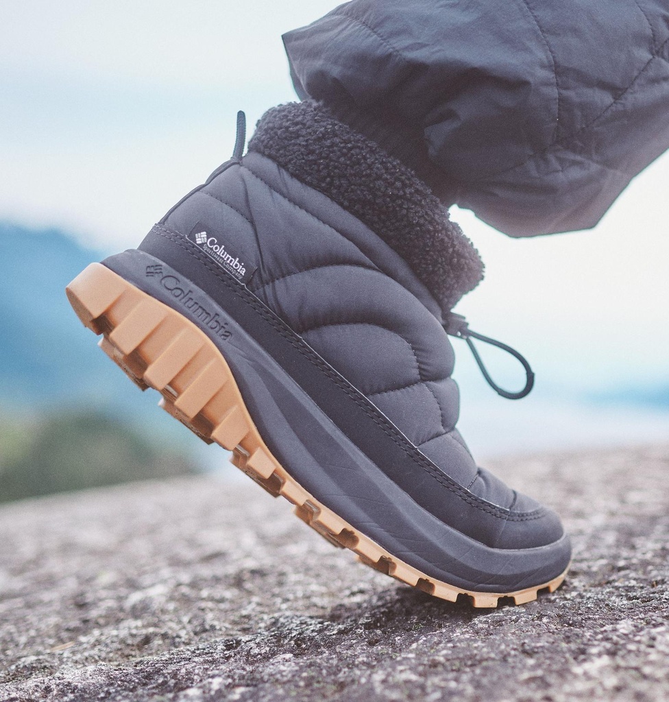 Botas de Invierno Columbia Snowtrot Shorty - Black/Sea Salt