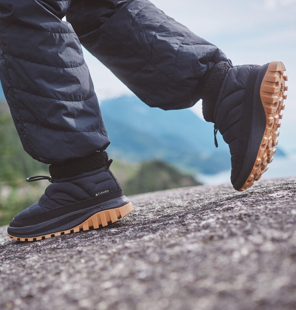 Botas de Invierno Columbia Snowtrot Shorty - Black/Sea Salt