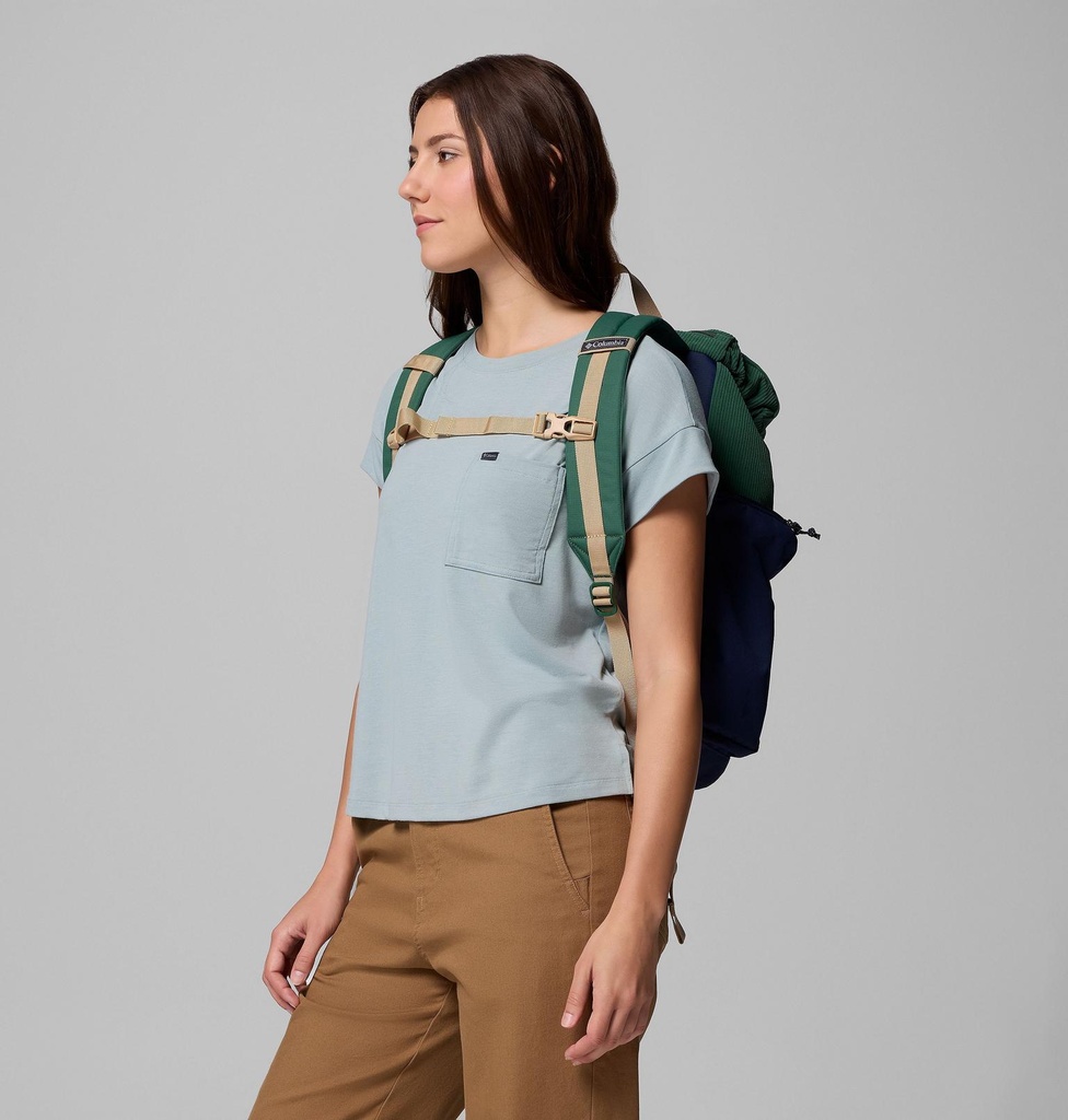 Mochila Columbia Trail Traveler 28 L - Rain Forest/Collegiate Navy