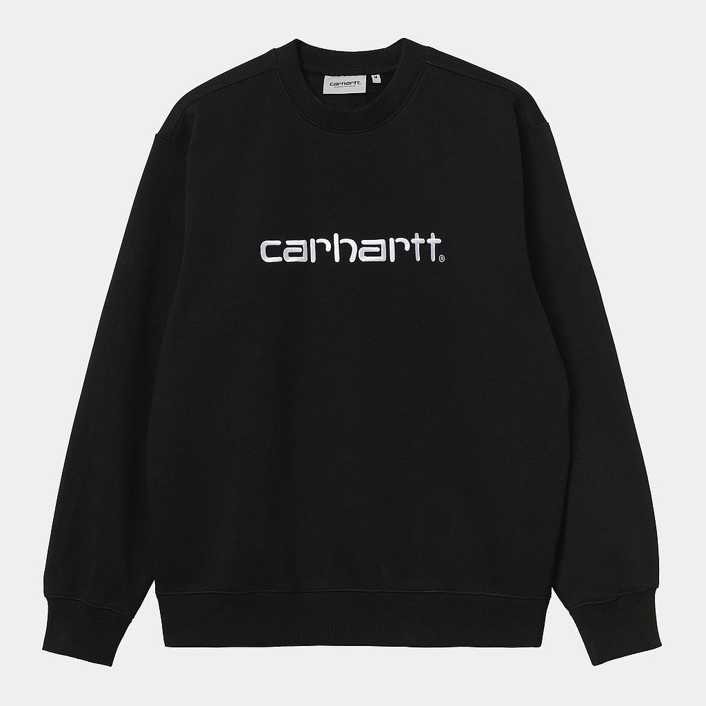 Sudadera Carhartt WIP Sweat - Black/White