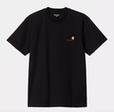 Camiseta Carhartt WIP American Script - Black