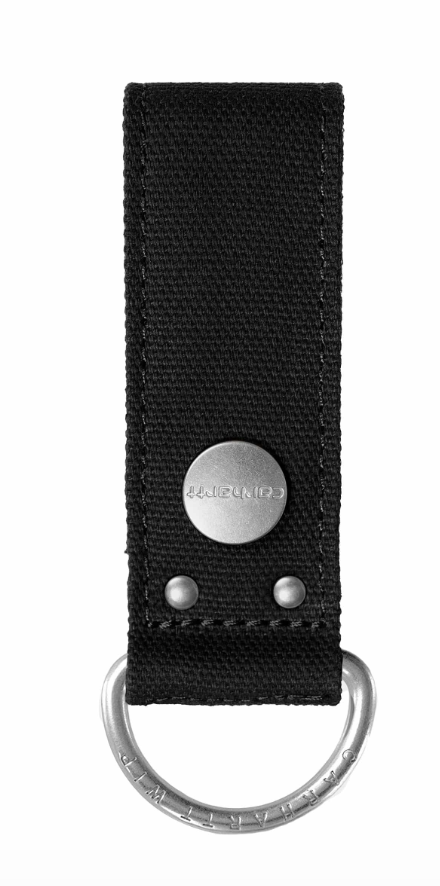 Llavero Carhartt WIP Canvas - Black