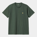 Camiseta Carhartt WIP Chase - Sycamore Tree/Gold