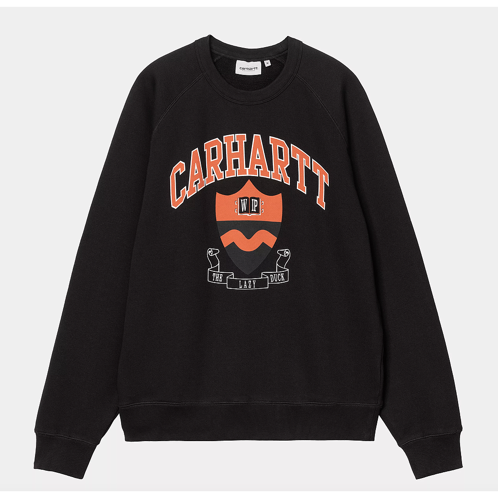 Sudadera Carhartt WIP Lazy Duck Academy - Black